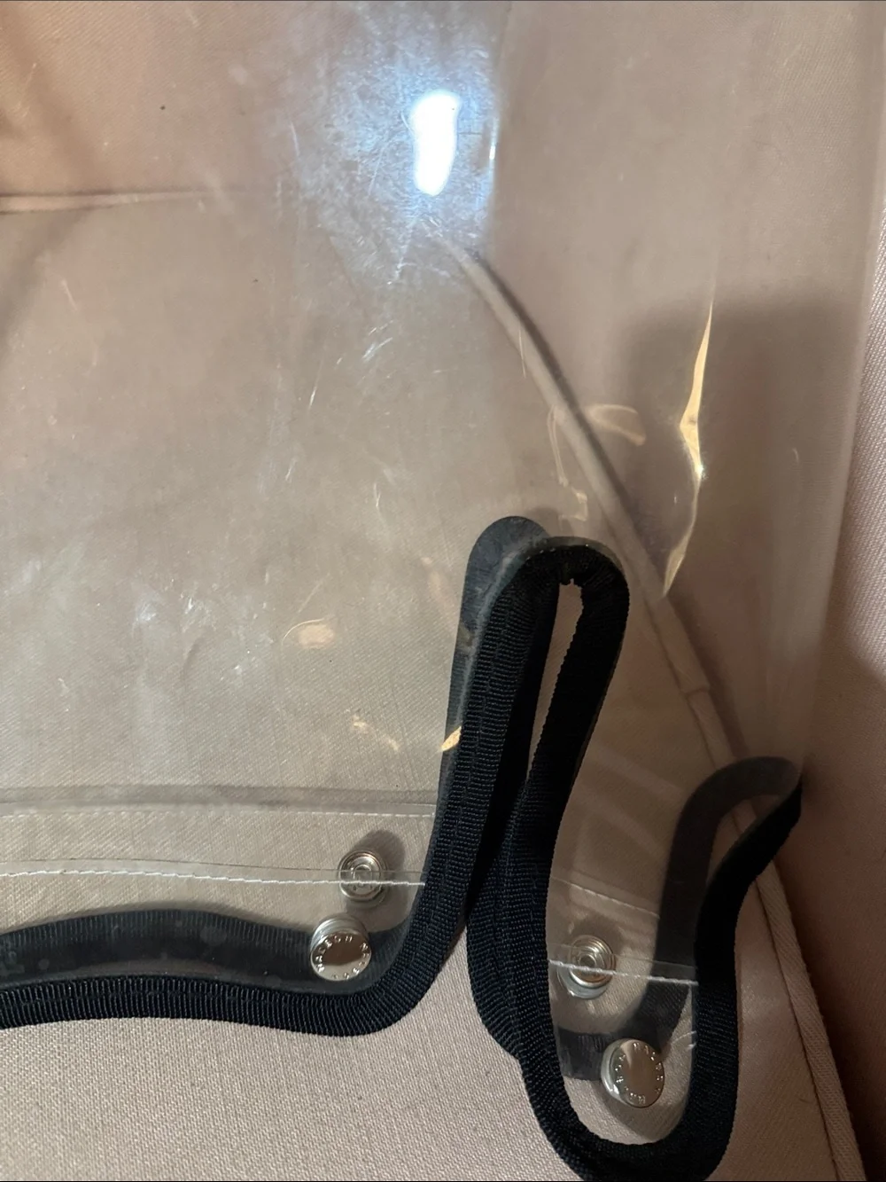 Malbon Clear Vinyl Protective Golf Caddy Cover